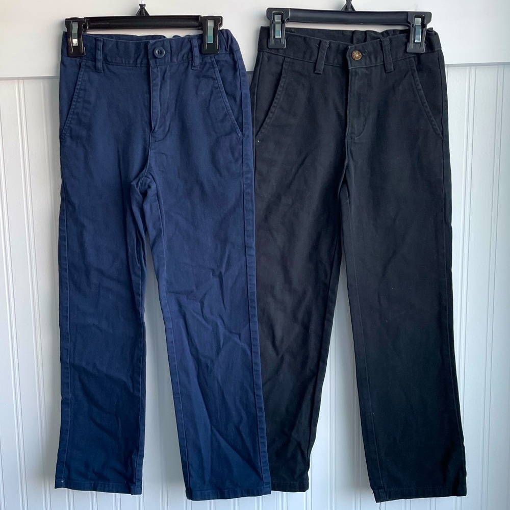 Izod chino pants 8 slim, two pairs
